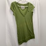 Abercrombie & Fitch Vintage Y2K 2000’s Green V-Neck Short Sleeve Top Size Large Photo 1
