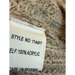 Blu Heaven Women's Beige Acrylic Knit Sweater, Size L Fall Winter Chic Size L Photo 1
