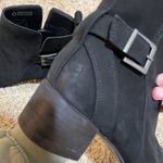 Vionic Size 7 Sienna Suede Bootie Boots Black Buckle Waterproof Photo 15