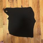 Divided H&M Twist-Detail One-Shoulder Top in black Photo 3