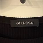 Goldsign Jigsaw Cutout Black Ribbed Photo 3