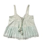 Karina Grimaldi seafoam green sleeveless cotton tank top size XS Photo 11