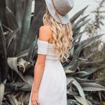 ✨ Pearl White Maxi Dress✨ White Size L Photo 4