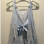 Club Monaco Women’s Light Blue Tank Tie Back Size L Box B Photo 1