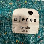 Kensie Sweater Women's XL Blue Open Knit Long Sleeve Pullover Color Speckle Photo 5