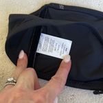 Becca by Rebecca Virtue Black One Shoulder Asymmetrical Macrame Bikini Top Photo 4