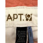 Apt. 9 - Women's White Cut Off Gold Stud Embellished Shorts Size 10. Photo 6