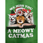 Fifth Sun Womans  Holiday Theme Sweatshirt 2 Xl Green Pullover Photo 3