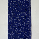 Banana Republic Blue Key Print Scarf 100% Viscose One Size Photo 0
