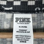 PINK - Victoria's Secret NWT PINK Victoria’s Secret Onesie Pajamas Womens M Cozy Gray Snowflake Lounge Photo 9