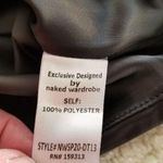 Naked Wardrobe  The Statement Black Satin Bustier Strapless Mini Dress Size S Photo 8