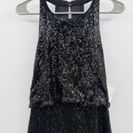 Jenny Yoo Jenny Yoo Jules Sequin Gown Size 10 Black Blouson Formal Evening Wedding Photo 2