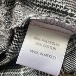 Kendall + Kylie Plaid Paperbag Skirt NWT from PacSun Black White Grey Tie Belt L Photo 9