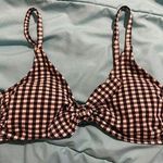 Xhilaration Plaid Bikini Top Photo 0