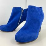 Chloé CHLOE SUEDE ANKLE ZIPPER BOOTS BLUE COLOR SIZE 38.5 Photo 5