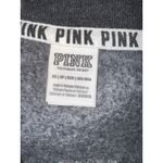 Victorias Secret Pink Sweatshirt Women XS Oversized‎ Graphic Fleece Rainbow Dog Gray Photo 5