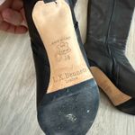 LK Bennett Leather Long Black Mini Heel Boot Size 36 Photo 1