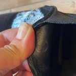 GABRIELLA MICHEL Michel Embroidered Rose Slip On Suede Sz 38 Black Photo 6