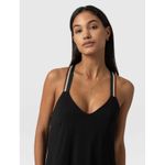 Saint + Sofia Black Organic Cotton Maxi Dress Women's Size 12 UK 16 EU XL Photo 13