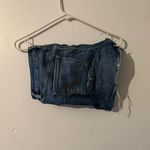 American Eagle Outfitters Dark Washed Jean Shorts Photo 2