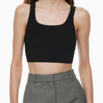 Babaton Aritizia  Sculpt Knit Black Crop Top Photo 0