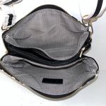 JEN & CO Black White Canvas Versatile Wristlet Crossbody Bag Purse Photo 9