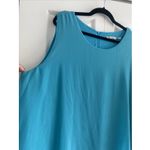 Soft Surroundings  Womens Plus 2x Blue Layered Chiffon Wedding Guest Tiered Photo 2