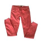 ZARA  Core Denim Pink Coral Slim Fit Skinny Jeans Size 2 Photo 0