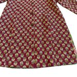 Winter Cotton Bohemian Reversible Quilted Jacket Long Photo 5