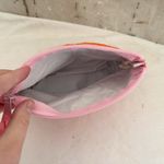 Botox Cosmetic Orange Terrycloth Embroidered Makeup Bag Photo 3