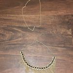 Set of 2 Statement Necklaces Black Photo 0