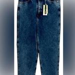 Mango NWT acid wash tapered high waist jeans - size 8 Photo 0