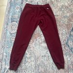 FIGS  Zamora Jogger Scrub Pants Burgundy Drawstring Waist Slim Fit Large Tall Photo 12