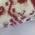 Mia &Tess Christmas Holiday Candy Cane Fair Fleece Sherpa Slipper Socks Women’s Red Photo 2