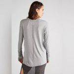 Free People NWOT We The Free Fresh and Clean Long Sleeve Top Heather Gray Size S Photo 2