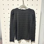 Loft Sparkle Puff Sleeve Square Neck Top Size M Photo 5