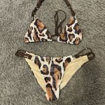 Aquamarine Y2K Leopard Bikini Set Brown Size L Photo 1