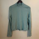 Allbirds Quarter Zip Pullover Natural Run Mid Layer Green Hush Athleisure Casual Photo 11