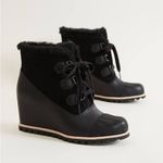 UGG  Alasdair Leather Wedge Bootie Size 8 A1 Photo 1