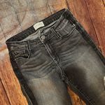 Parker Smith 🔥 👖 Women’s Jeans | Black Wash Frayed Hem Straight Leg | Size 27 Photo 5