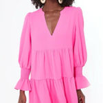 Tuckernuck/Pomander Place Electric Pink Crepe Kenzo Dress Size XS Photo 0