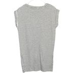 Athleta Ease Up Sleeveless Sweatshirt Dress Size XS Grey Stripe Pockets Photo 6