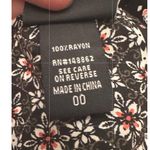 Torrid Euc  floral long sleeve blouse with tie neck size 00 Photo 5