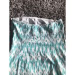 J.Crew  Tub Top Sz 4 Strapless teal ivory empire waist lined side zipper 12643 Photo 10