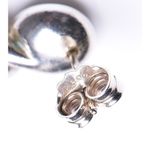 Tiffany & Co. 925 Sterling Silver Infinity Swirl Pearl Stud Earrings Photo 3