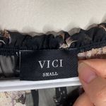 VICI Tyche chiffon smocked boho blouse with floral bird print size S Photo 9