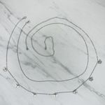 Dainty Butterfly 2 Piece Chain Link Belt Size XS Small S ✨ Silver Photo 0