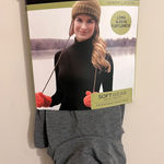 Cuddl Duds  Long Sleeve Turtleneck Top Base Layer Winter Gray Cozy Warm Small Photo 0