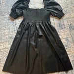 7 For All Mankind Women’s XS Black Faux Leather Dress Photo 0