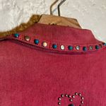 Diane Gilman DH2 by  Embellished Pink Denim Jacket womens size 1X‎ studded Photo 13